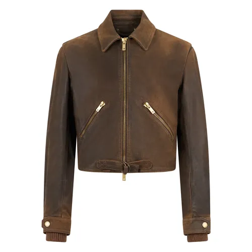 Jackets > Leather Jackets - - Golden Goose - Modalova