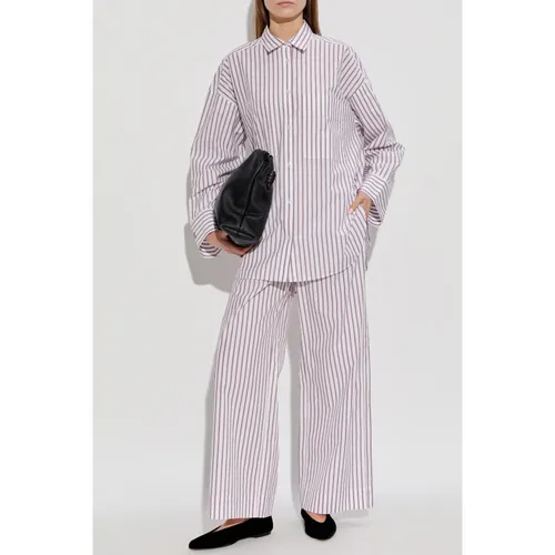 Trousers > Wide Trousers - - By Malene Birger - Modalova