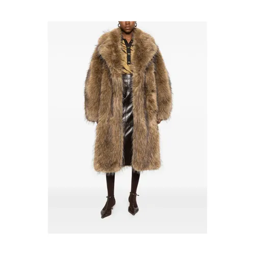 Coats > Double-Breasted Coats - - Ganni - Modalova