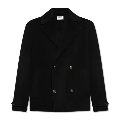 Coats > Double-Breasted Coats - - Moschino - Modalova