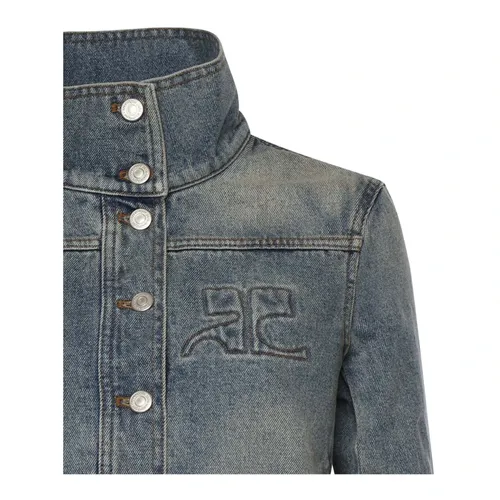 Jackets > Denim Jackets - - Courrèges - Modalova
