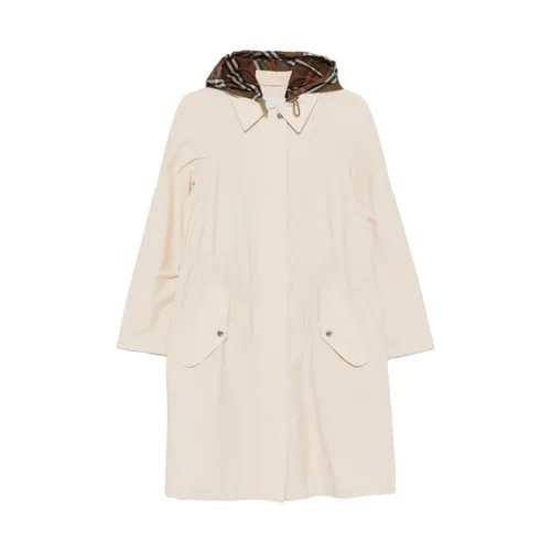 Burberry - Coats > Parkas - Beige - Burberry - Modalova