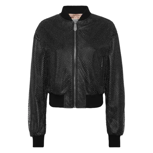 Jackets > Leather Jackets - - Philipp Plein - Modalova