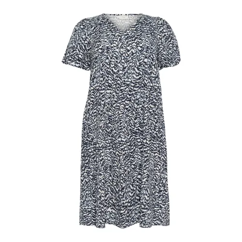 Dresses > Day Dresses > Midi Dresses - - Kaffe Curve - Modalova