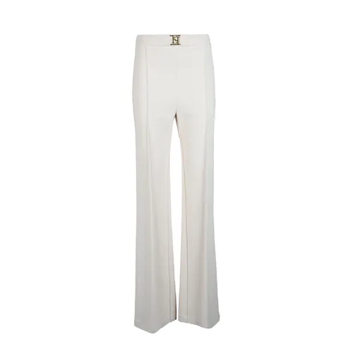 Trousers > Wide Trousers - - Elisabetta Franchi - Modalova