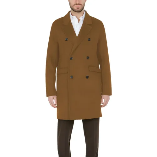 Coats > Double-Breasted Coats - - Paolo Pecora - Modalova
