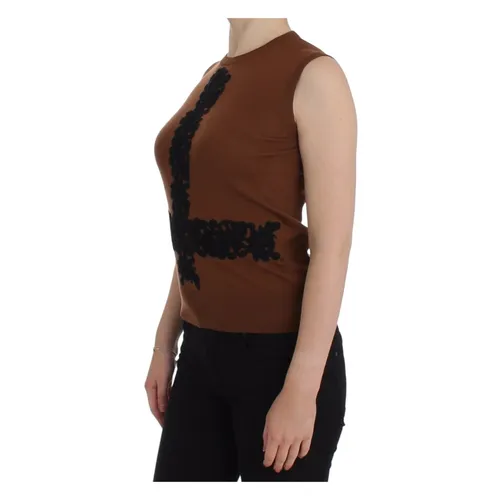 Tops > Sleeveless Tops - - Dolce & Gabbana - Modalova