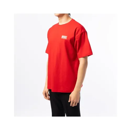 Diesel - Tops > T-Shirts - Red - Diesel - Modalova