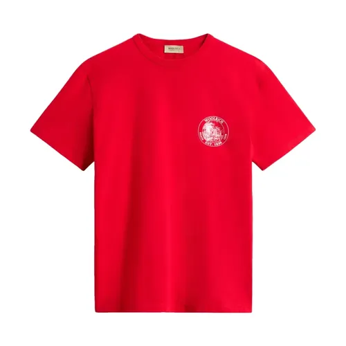 Woolrich - Tops > T-Shirts - Red - Woolrich - Modalova