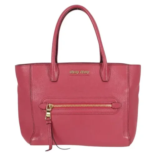 Pre-owned > Pre-owned Bags > Pre-owned Tote Bags - - Miu Miu Pre-owned - Modalova