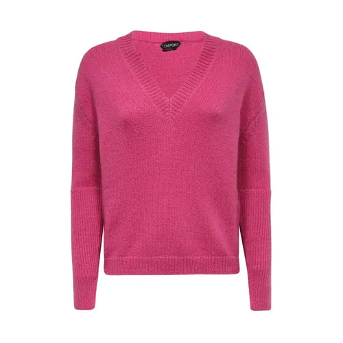 Knitwear > V-neck Knitwear - - Tom Ford - Modalova