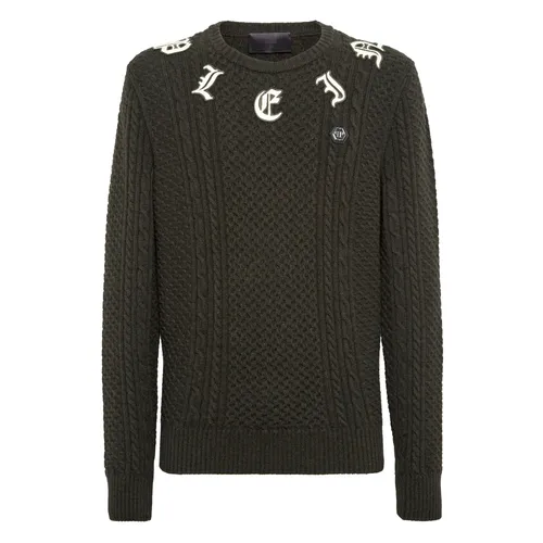 Knitwear > Round-neck Knitwear - - Philipp Plein - Modalova