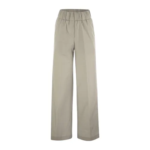 Trousers > Wide Trousers - - Peserico - Modalova