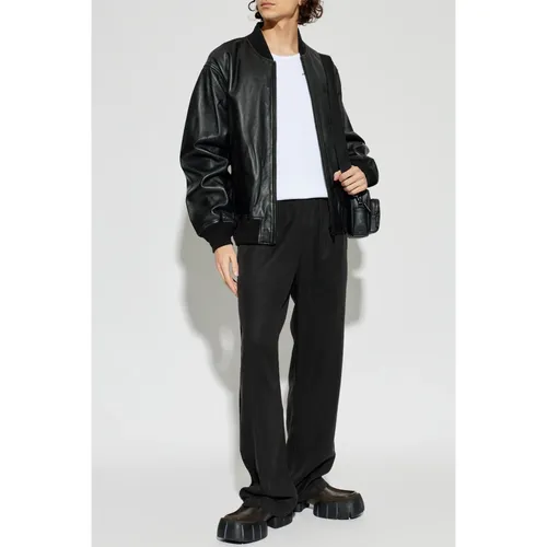 Jackets > Leather Jackets - - Diesel - Modalova