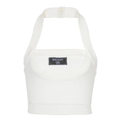 Tops > Sleeveless Tops - - Balmain - Modalova
