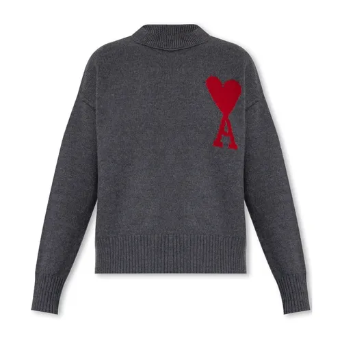 Knitwear > Round-neck Knitwear - - Ami Paris - Modalova