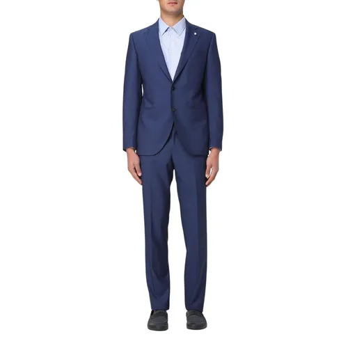 Suits > Suit Sets > Single Breasted Suits - - Luigi Bianchi Mantova - Modalova