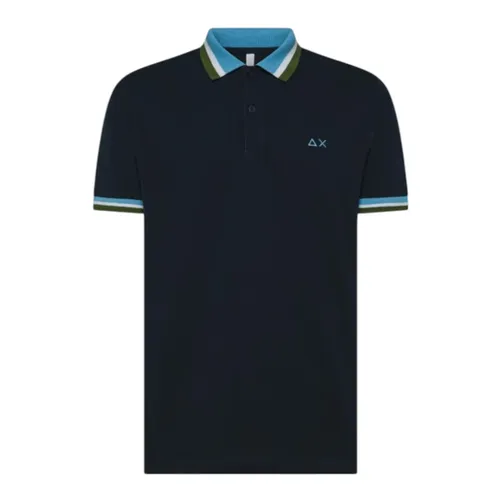 Sun68 - Tops > Polo Shirts - Blue - Sun68 - Modalova