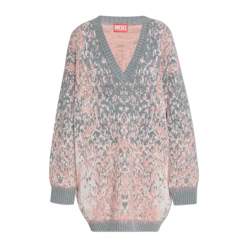 Knitwear > V-neck Knitwear - - Diesel - Modalova