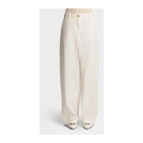 Trousers > Wide Trousers - - Khaite - Modalova