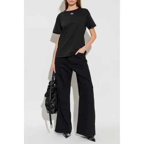 Diesel - Tops > T-Shirts - Black - Diesel - Modalova