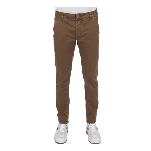 Trousers > Slim-fit Trousers - - Hand Picked - Modalova