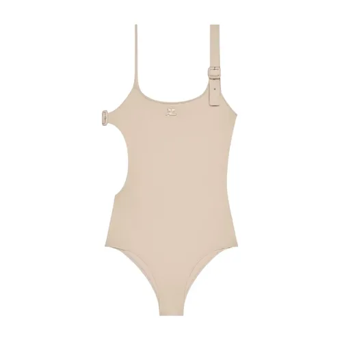 Courrèges - Tops > Body - Beige - Courrèges - Modalova