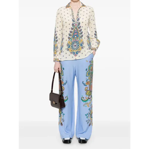 Trousers > Wide Trousers - - Etro - Modalova