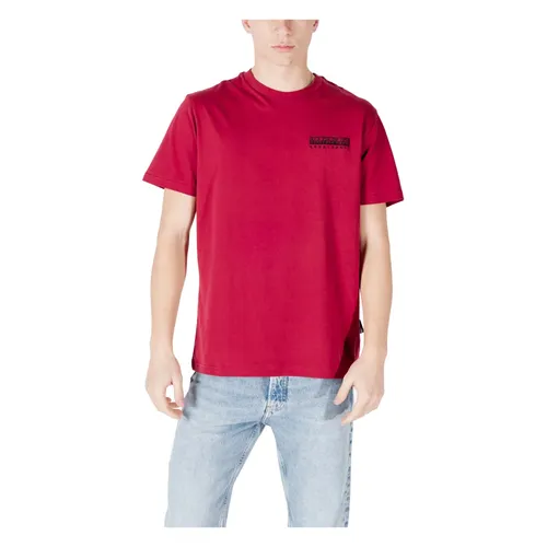 Napapijri - Tops > T-Shirts - Red - Napapijri - Modalova