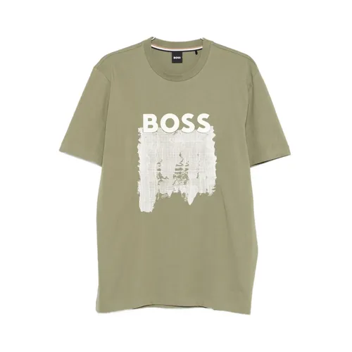 Hugo - Tops > T-Shirts - Green - Hugo - Modalova