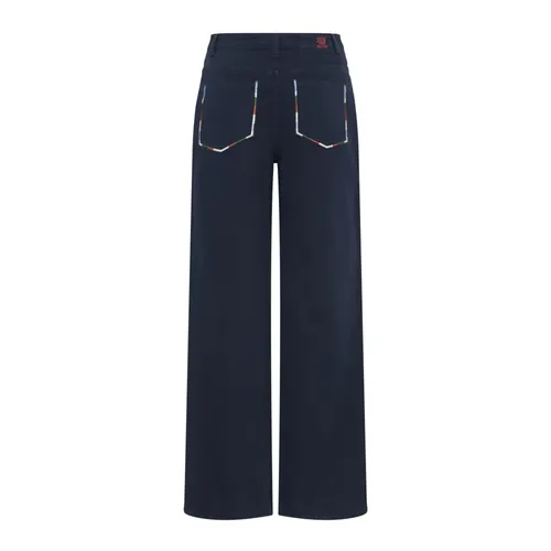 Ichi - Jeans > Wide Jeans - Blue - Ichi - Modalova