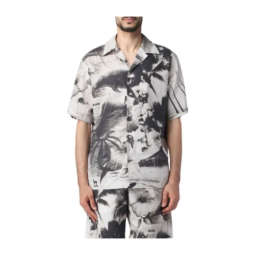 Shirts > Short Sleeve Shirts - - Msgm - Modalova