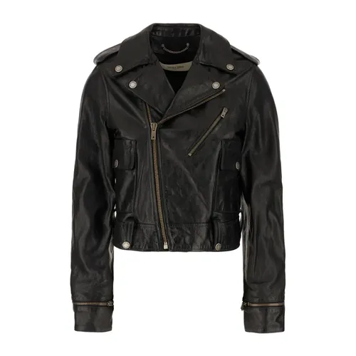 Jackets > Leather Jackets - - Golden Goose - Modalova