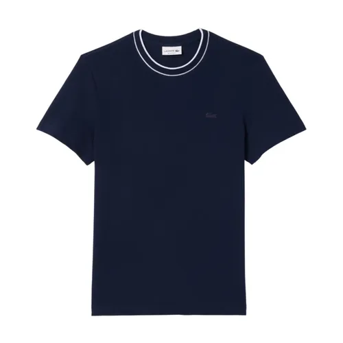 Lacoste - Tops > T-Shirts - Blue - Lacoste - Modalova
