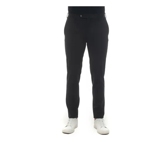 Pt01 - Trousers > Chinos - Black - Pt01 - Modalova