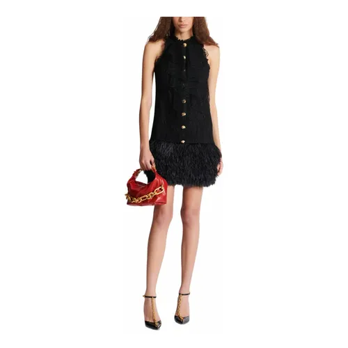 Balmain - Bags > Handbags - Red - Balmain - Modalova