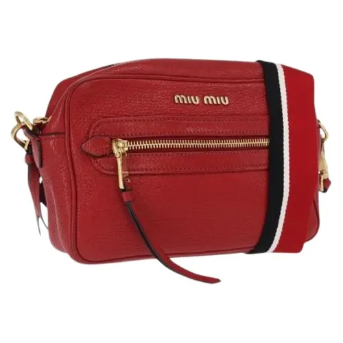 Pre-owned > Pre-owned Bags > Pre-owned Cross Body Bags - - Miu Miu Pre-owned - Modalova