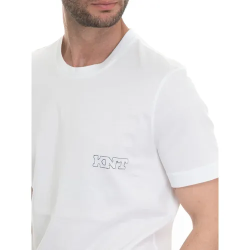 Kiton - Tops > T-Shirts - White - Kiton - Modalova