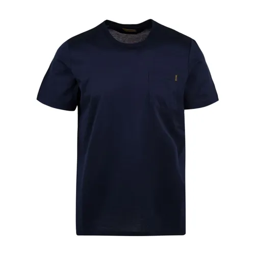 Moorer - Tops > T-Shirts - Blue - Moorer - Modalova
