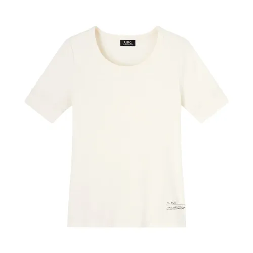 A.p.c. - Tops > T-Shirts - White - A.p.c. - Modalova