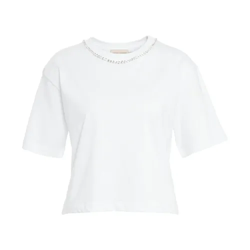 Tops > T-Shirts - - Semicouture - Modalova