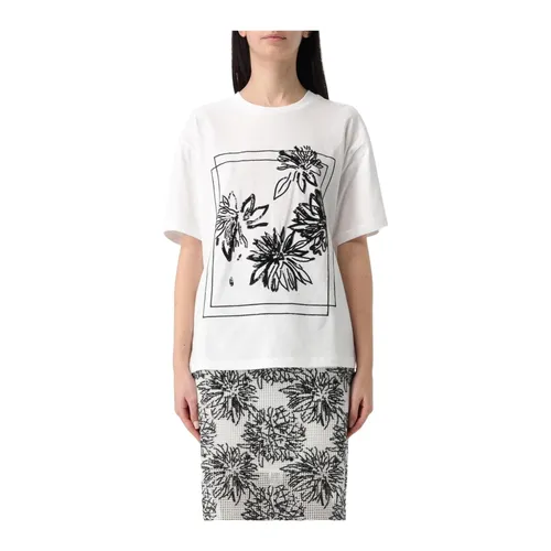 Twinset - Tops > T-Shirts - White - Twinset - Modalova
