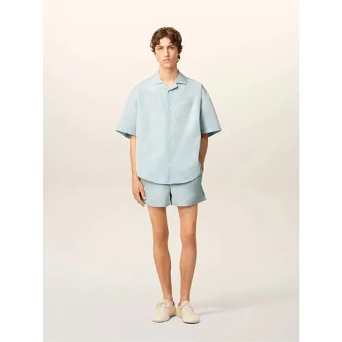 Shirts > Short Sleeve Shirts - - Ami Paris - Modalova