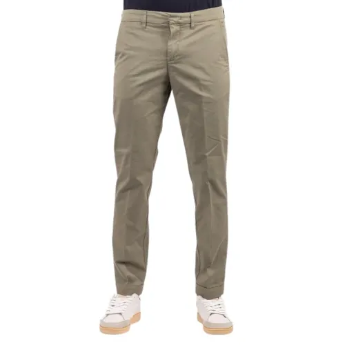 Fay - Trousers > Chinos - Green - Fay - Modalova