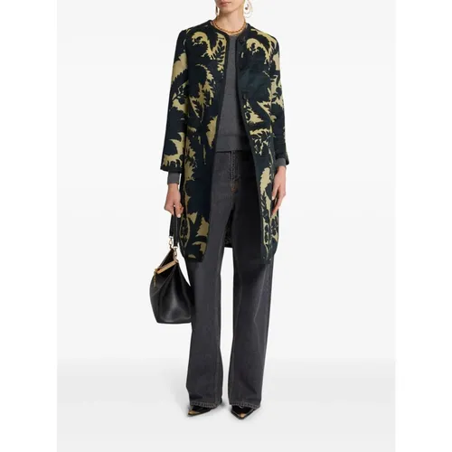Coats > Single-Breasted Coats - - Etro - Modalova