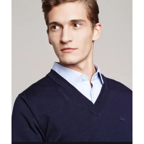 Knitwear > V-neck Knitwear - - Lacoste - Modalova