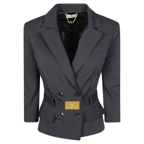 Jackets > Blazers - - Elisabetta Franchi - Modalova