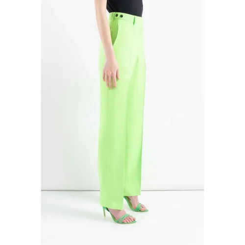 Msgm - Trousers - Green - Msgm - Modalova