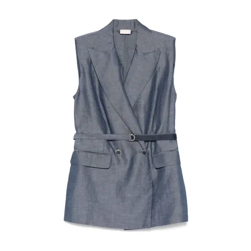 Liu Jo - Jackets > Vests - Blue - Liu Jo - Modalova