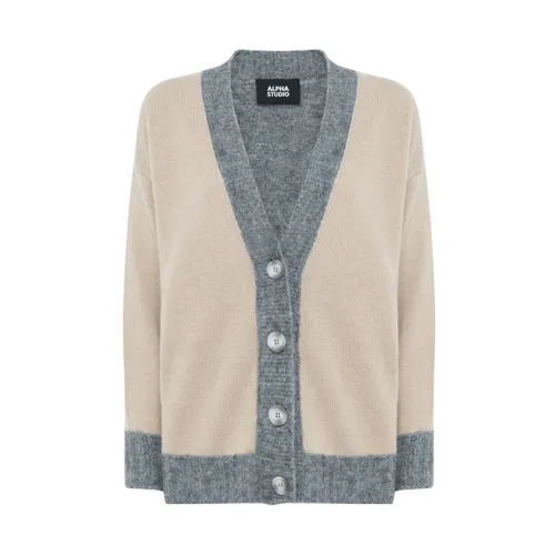 Knitwear > Cardigans - - Alpha Studio - Modalova